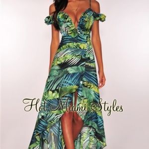 NWT Plunging Maxi Dress